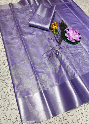 Tissue Kota Jari Model Sarees - LTS03 Lavender