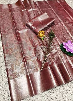 Tissue Kota Jari Model Sarees - LTS02  Maroon