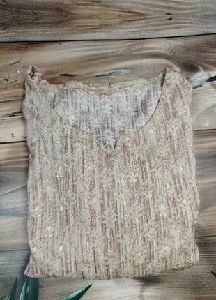 Luna Golden Thread Work A-Line Kurti