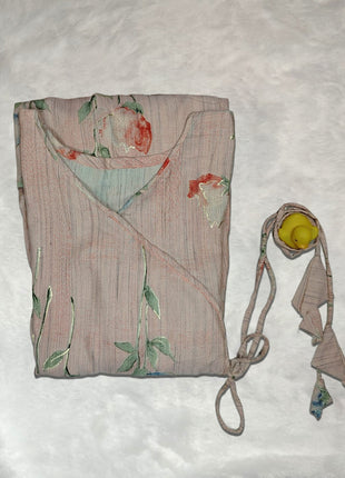 Luna Peach Blossom Flared Floral Dress