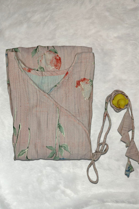 Luna Peach Blossom Flared Floral Dress