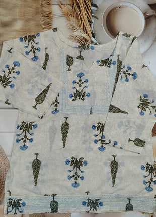 Luna Printed Cotton Kurta
