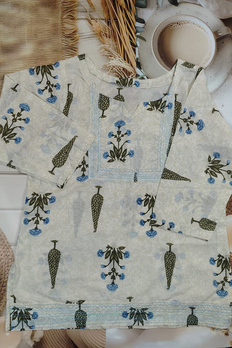 Luna Printed Cotton Kurta