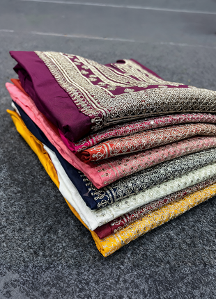 Trending Short Length Kurti with Embroidery Work - LTT27 White