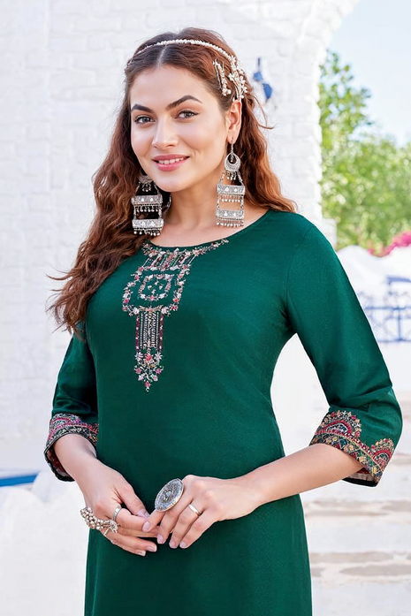 Heavy Rayon Dobby - LTT04 Green