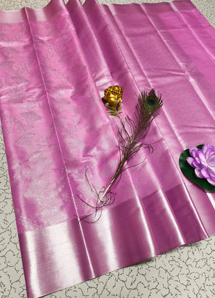 Tissue Kota Jari Model Sarees - LTS12 Magenta Pink