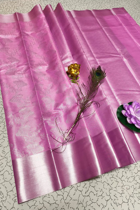 Tissue Kota Jari Model Sarees - LTS12 Magenta Pink