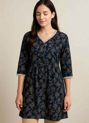 Navyblue And Beige - LTC05