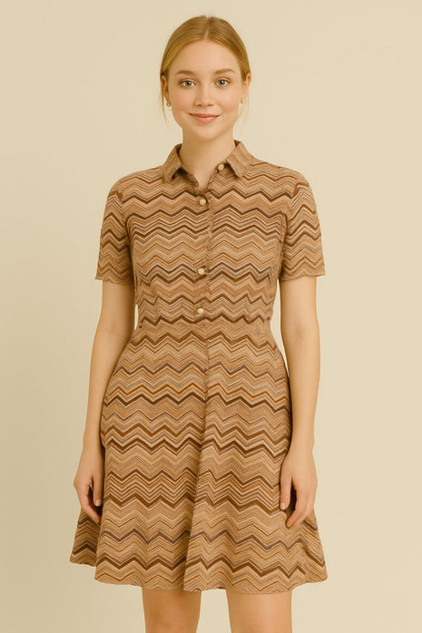 Coffee Brown And White - LTC07
