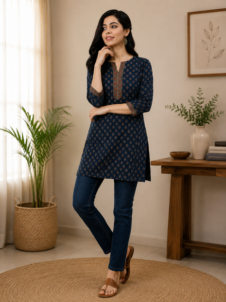 Cotton Top - LTT40 Teal Blue