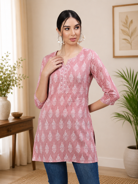 Cotton Top - LTT33 Dusty Pink