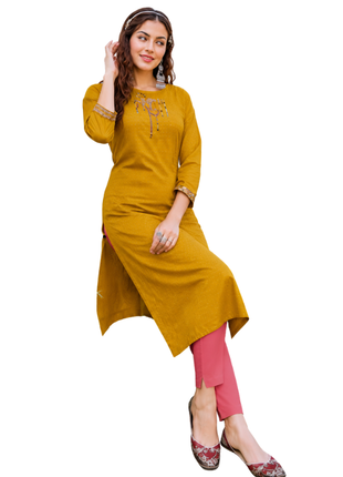Heavy Rayon Dobby - LTT03 Yellow