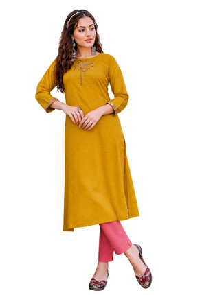 Heavy Rayon Dobby - LTT03 Yellow