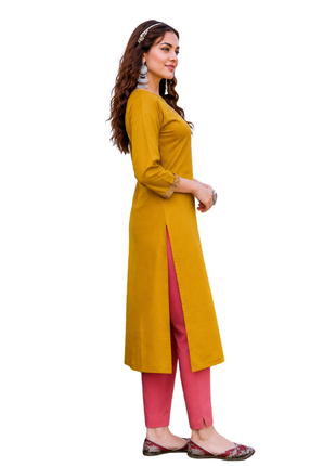 Heavy Rayon Dobby - LTT03 Yellow