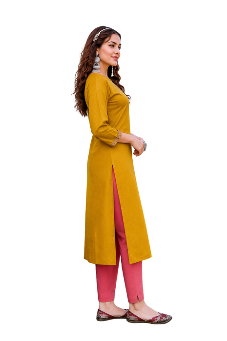 Heavy Rayon Dobby - LTT03 Yellow