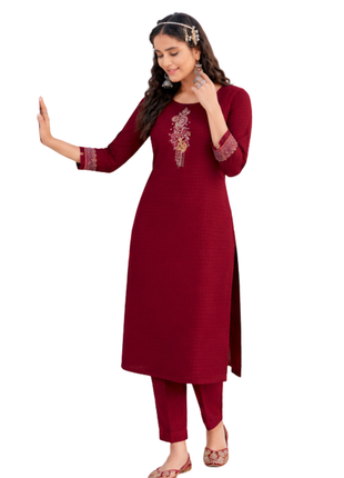 Heavy Rayon Dobby - LTT01  Red