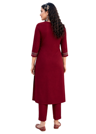 Heavy Rayon Dobby - LTT01  Red