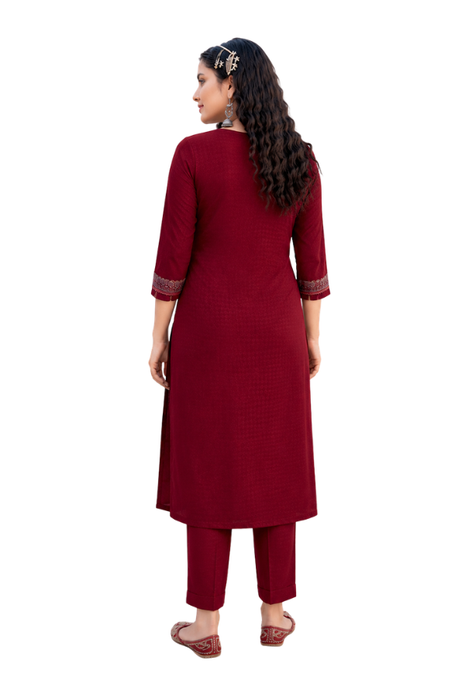 Heavy Rayon Dobby - LTT01  Red
