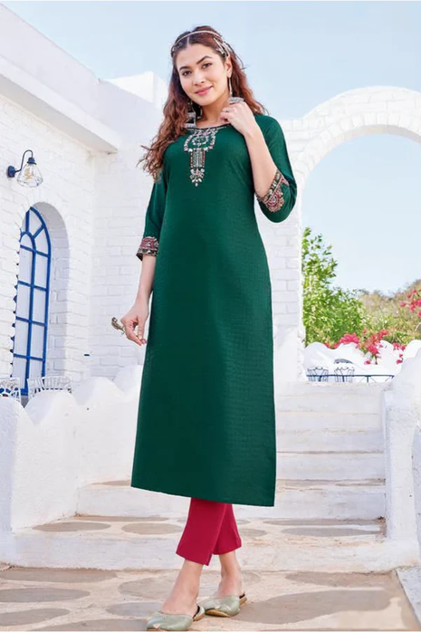 Heavy Rayon Dobby - LTT04 Green