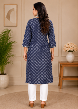 Luna Charm Gray Kurti Set - LTK05