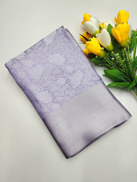 Luna Kanchipuram Tissue Silk Saree - LTS100 Lavender