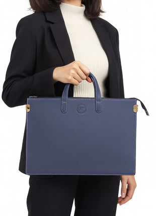 Luna Threads Premium Leather Laptop  Bag - LTB07