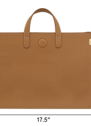 Luna Threads Premium Leather Laptop File Bag - LTB02