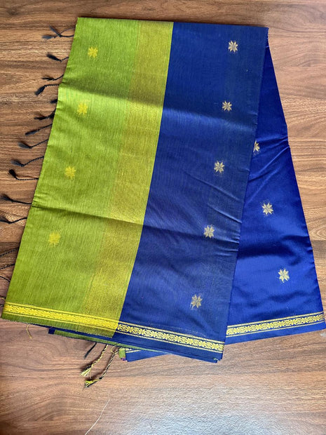 Luna Silk Cotton Sarees - LTS146 Royal Blue