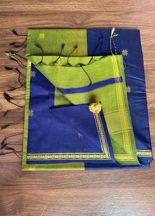 Luna Silk Cotton Sarees - LTS146 Royal Blue