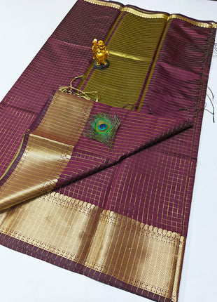 Party wear semi Kanchivaram  silk Sarees