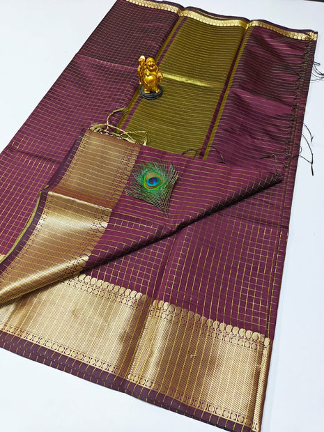 Party wear semi Kanchivaram  silk Sarees