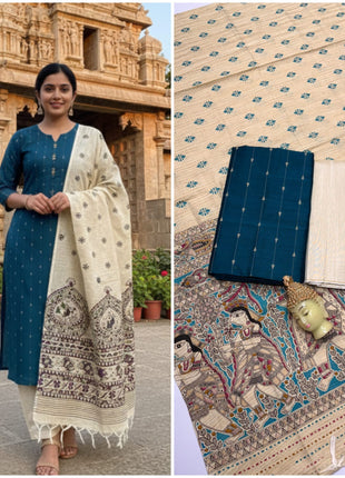 Kalamkari & Jacquard Dhupaata