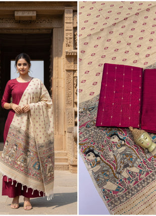 Kalamkari & Jacquard Dhupaata