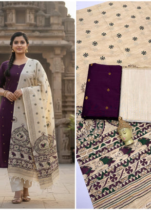 Kalamkari & Jacquard Dhuppatas