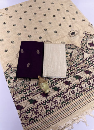 Kalamkari & Jacquard Dhuppatas