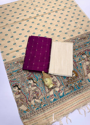 Kalamkari & Jacquard Dhupaata