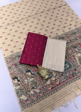 Kalamkari & Jacquard Dhupaata