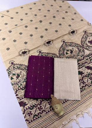 Kalamkari & Jacquard Dhuppatas