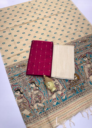 Kalamkari & Jacquard Dhupaata
