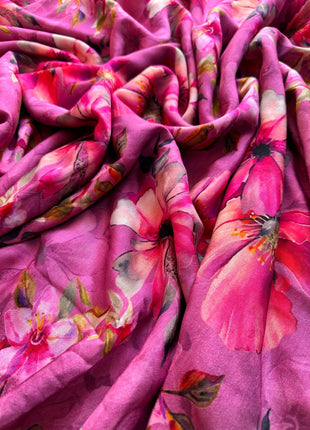 Pink With Floral Prints