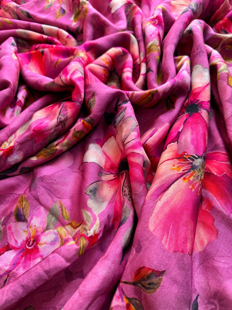 Pink With Floral Prints