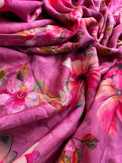 Pink With Floral Prints