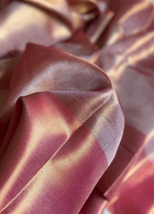 Women's Premium Silk Saree with Blouse Piece – Rose Pink