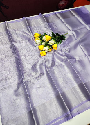 Luna Kanchipuram Tissue Silk Saree - LTS100 Lavender
