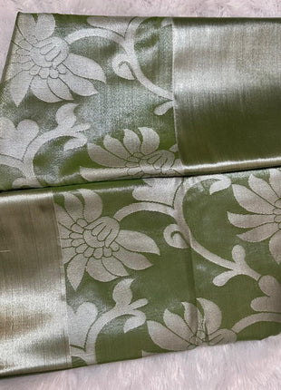 Tissue Kota Jari Model Sarees - LTS08 Sea Green