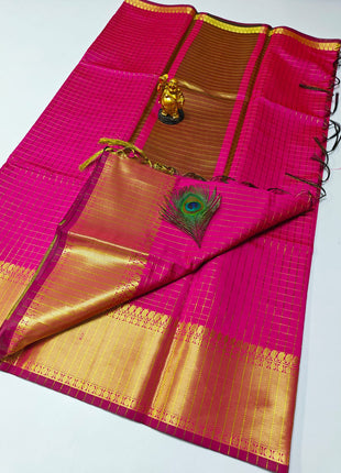 Party wear semi Kanchivaram  silk Sarees
