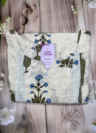 Luna Printed Cotton Kurta - LTC19